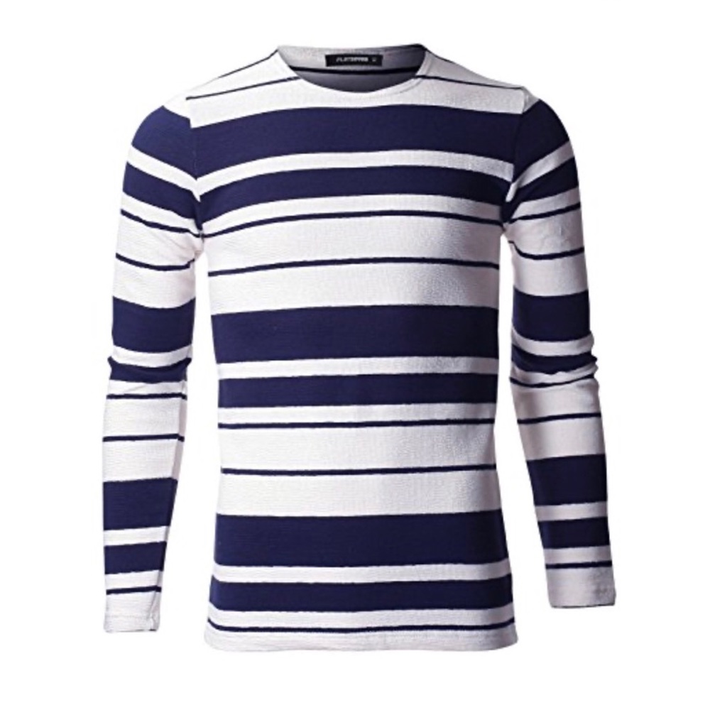 FLATSEVEN Crewneck Slim Fit Sweater